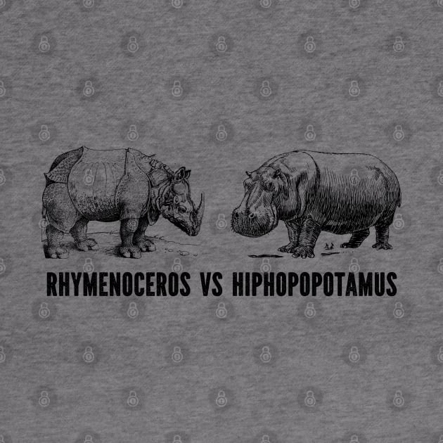 Flight of the Conchords rhymenoceros VS hiphopopotamus by Teessential